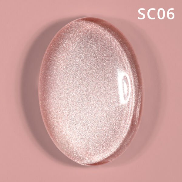 Momo Professional Korean Cat Eye, Silky Cat Eye Kedi Gözü Kalıcı Oje SC06 Natural Pembe (10ml)