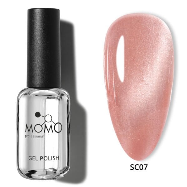 Momo Professional Korean Cat Eye, Silky Cat Eye Kedi Gözü Kalıcı Oje SC07 Gül Kurusu (10ml)