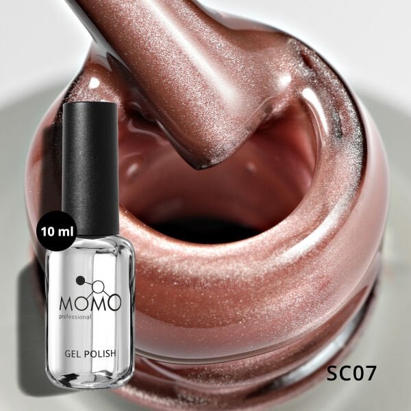 Momo Professional Korean Cat Eye, Silky Cat Eye Kedi Gözü Kalıcı Oje SC07 Gül Kurusu (10ml)