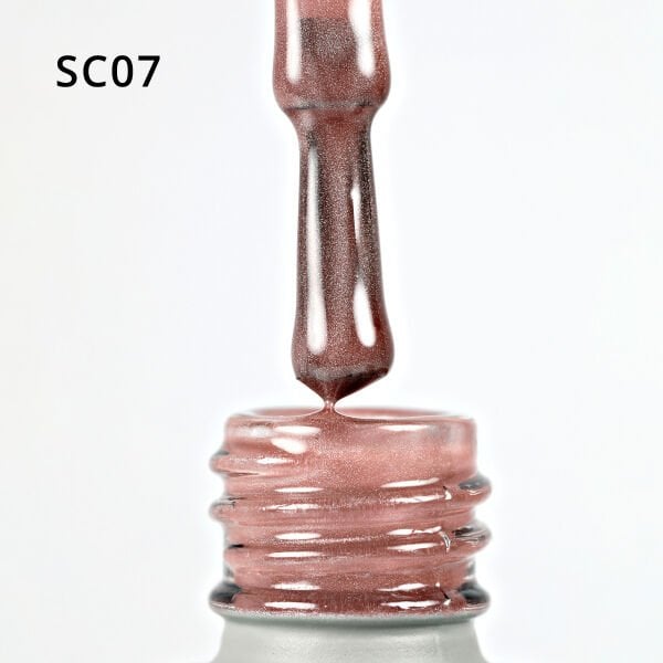 Momo Professional Korean Cat Eye, Silky Cat Eye Kedi Gözü Kalıcı Oje SC07 Gül Kurusu (10ml)