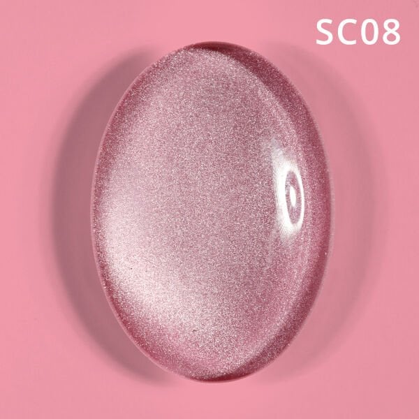 Momo Professional Korean Cat Eye, Silky Cat Eye Kedi Gözü Kalıcı Oje SC08 Pembe (10ml)