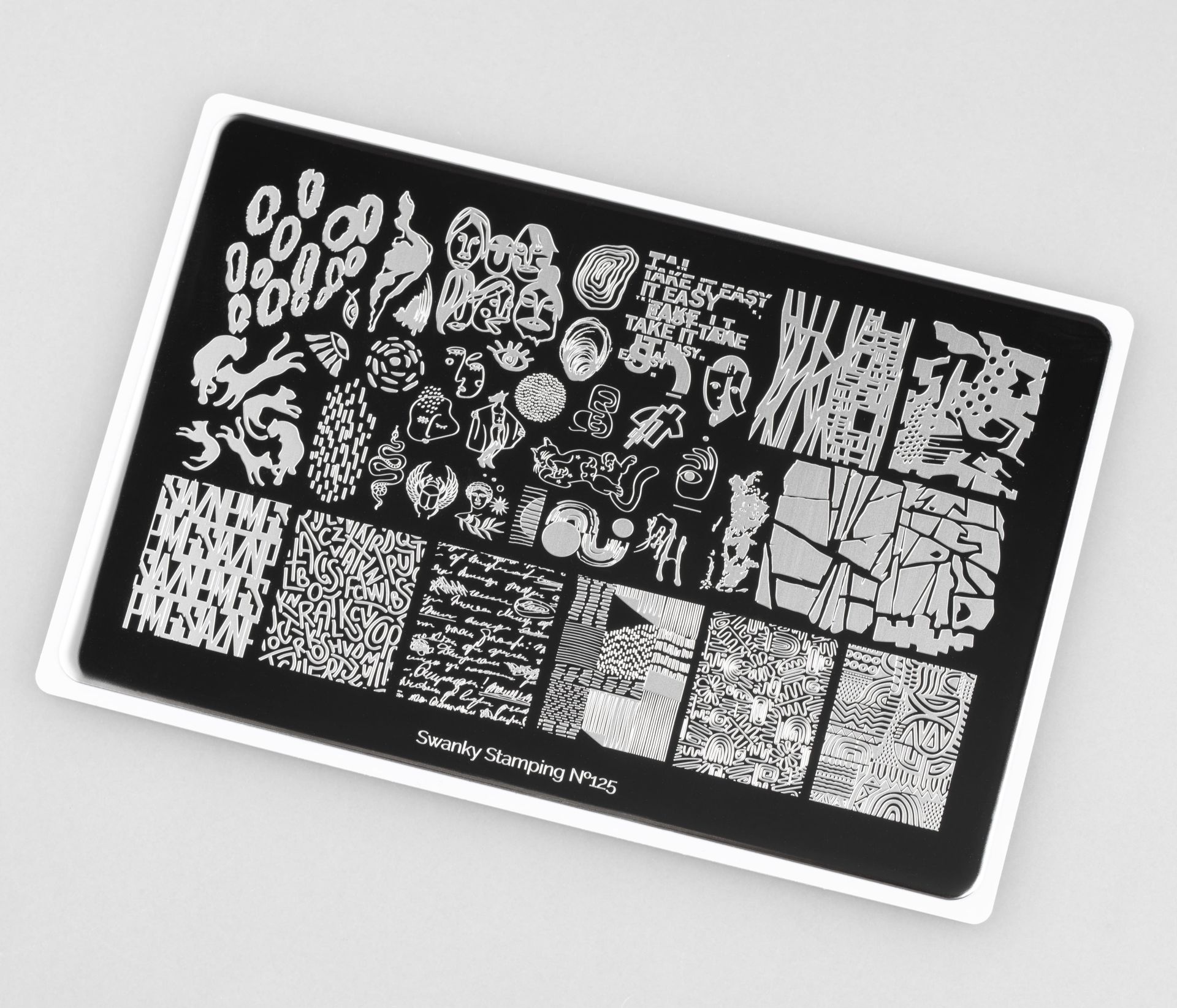 Swanky Stamping Büyük Plaka 125