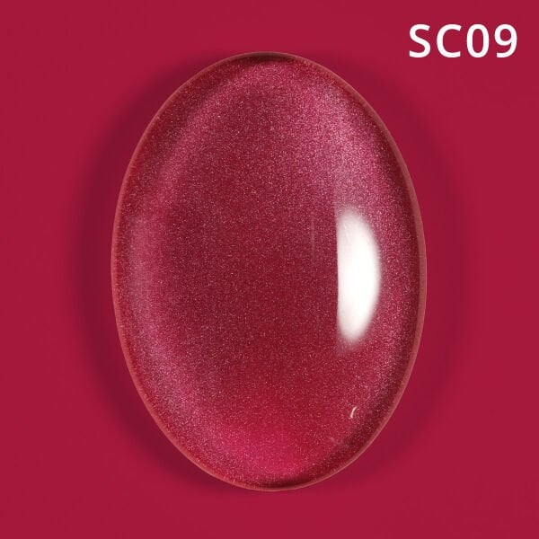 Momo Professional Korean Cat Eye, Silky Cat Eye Kedi Gözü Kalıcı Oje SC09 Açık Burgundy (10ml)