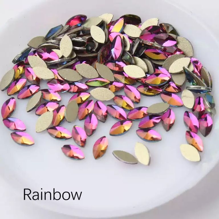 Taş Markiz Rainbow 3*6mm 2 Adet