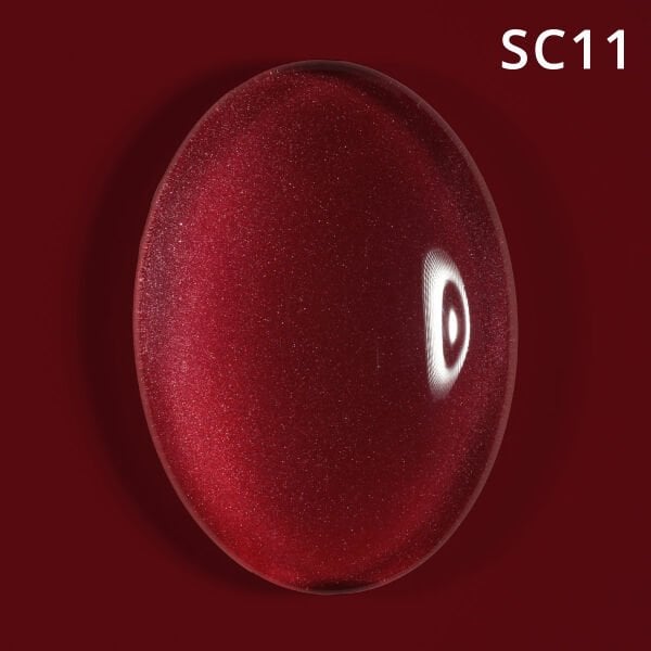 Momo Professional Korean Cat Eye, Silky Cat Eye Kedi Gözü Kalıcı Oje SC11 Açık Bordo (10ml)