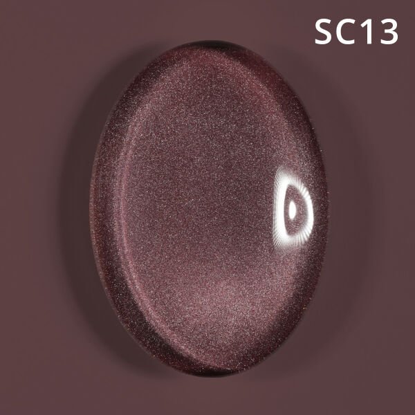 Momo Professional Korean Cat Eye, Silky Cat Eye Kedi Gözü Kalıcı Oje SC13 Kahverengi (10ml)