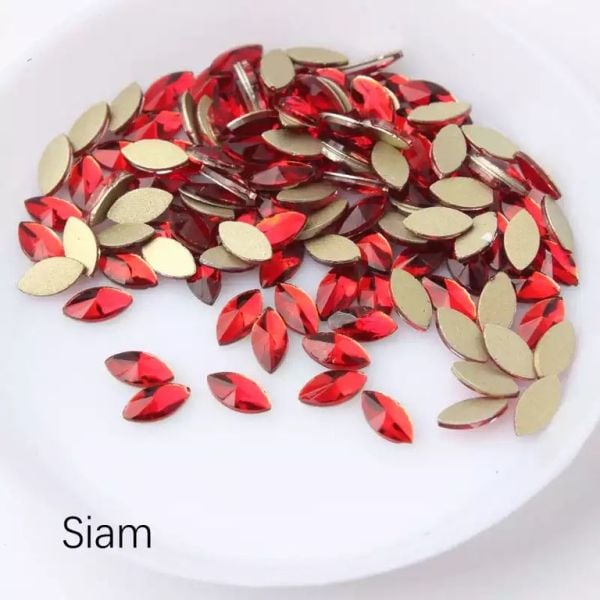 Taş Markiz Siam 3*6mm 2 Adet