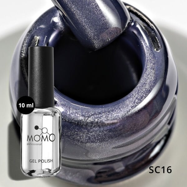 Momo Professional Korean Cat Eye, Silky Cat Eye Kedi Gözü Kalıcı Oje SC16 Lacivert (10ml)