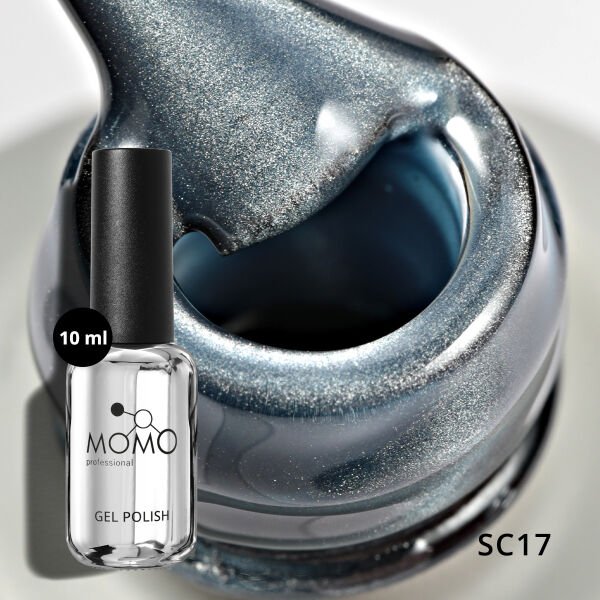 Momo Professional Korean Cat Eye, Silky Cat Eye Kedi Gözü Kalıcı Oje SC17 Mavi (10ml)
