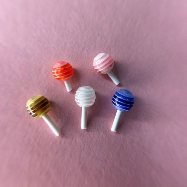 Zoo 1858 3D Lolipoplar 5 Adet Çeşitli Renk