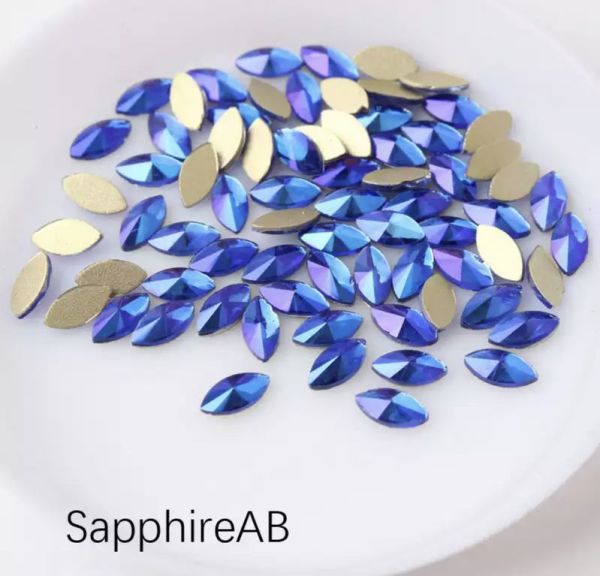 Taş Markiz Sapphire AB 3*6mm 2 Adet