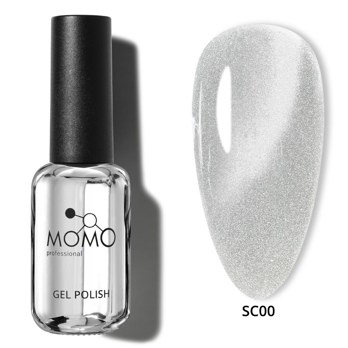Momo Professional Korean Cat Eye, Silky Cat Eye Kedi Gözü Kalıcı Oje SC00 Clear (10ml)