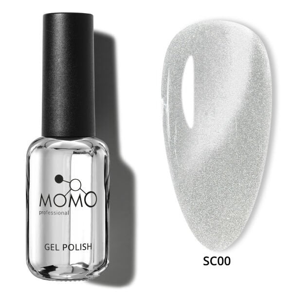 Momo Professional Korean Cat Eye, Silky Cat Eye Kedi Gözü Kalıcı Oje SC00 Clear (10ml)