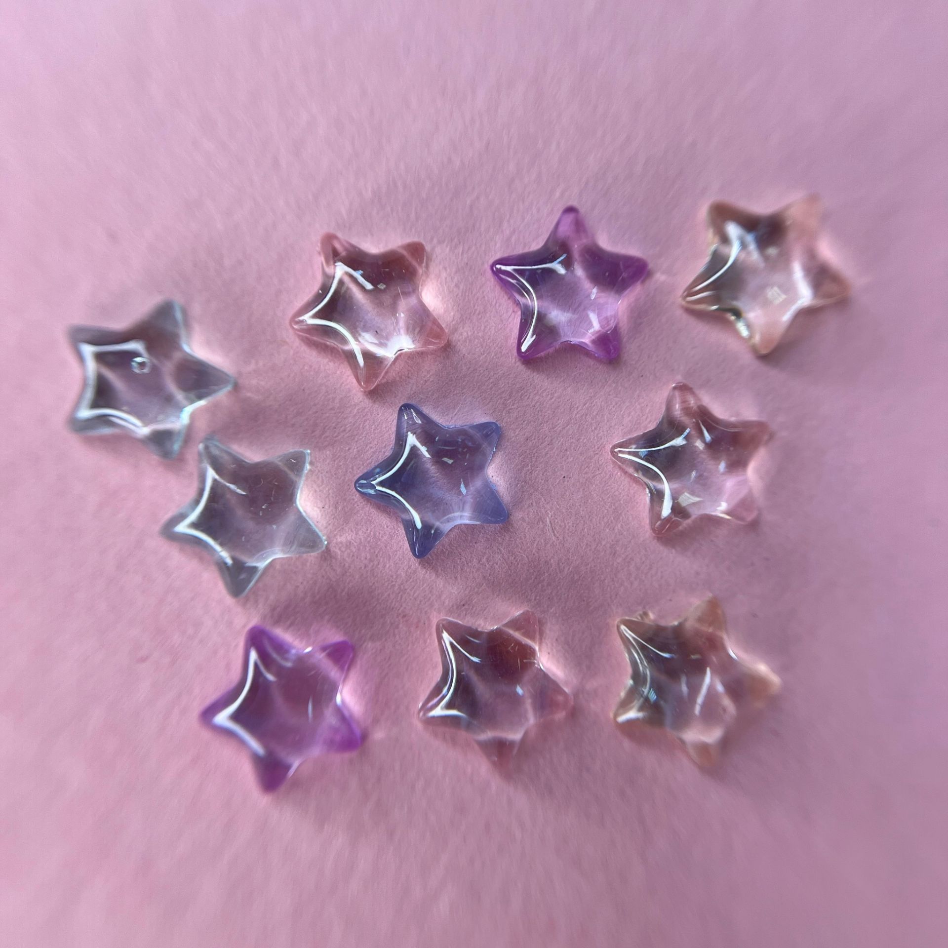 Zoo 1859 3D Kristal Yıldızlar 10 Adet Çeşitli Renk