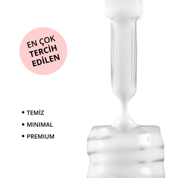Momo Professional Kalıcı Oje Pantone Cloud Dancer 2026 Yılın Rengi, Bulut Beyazı, (10ml)