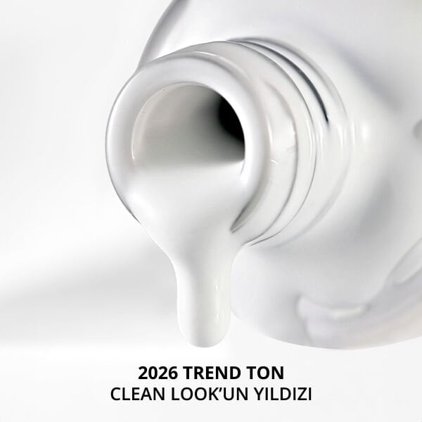 Momo Professional Kalıcı Oje Pantone Cloud Dancer 2026 Yılın Rengi, Bulut Beyazı, (10ml)