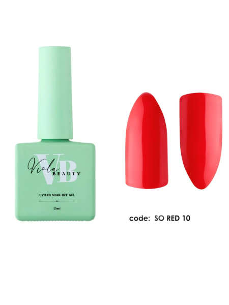 Viola Beauty Kalıcı Oje So Red #0010 13 ml