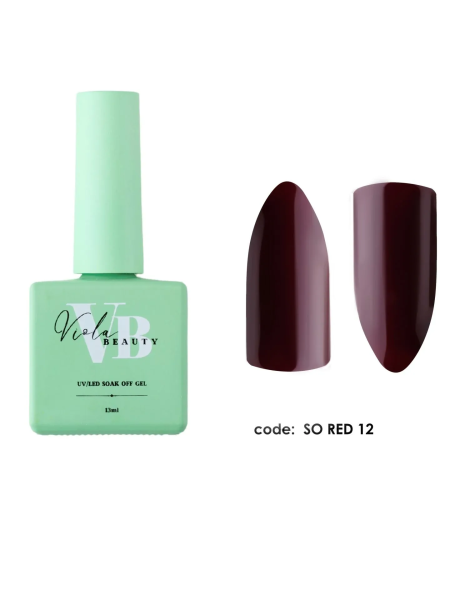Viola Beauty Kalıcı Oje So Red #0012 13 ml