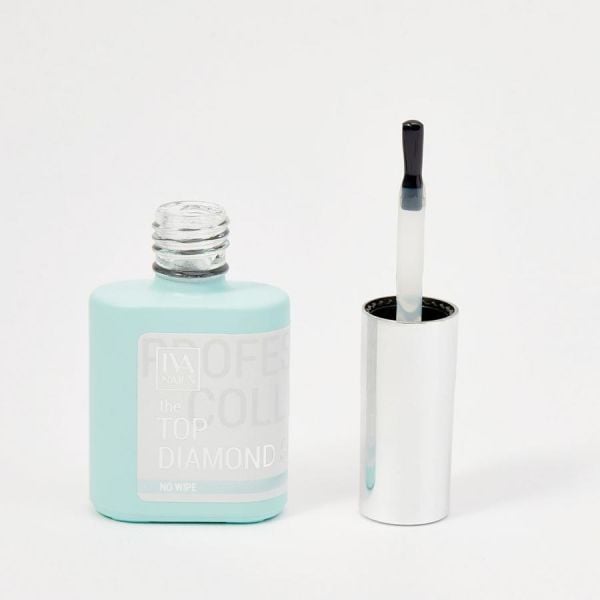 Iva Nails Top Coat Diamond Shine (15ml) (Şeffaf, Yapışkansız)