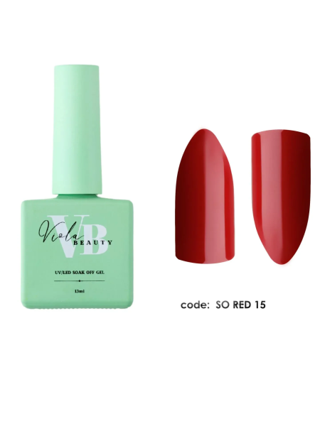 Viola Beauty Kalıcı Oje So Red #0015 13 ml