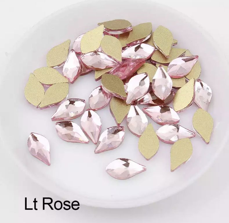 Taş Damla Alev Lt.Rose 5*10mm 2 Adet