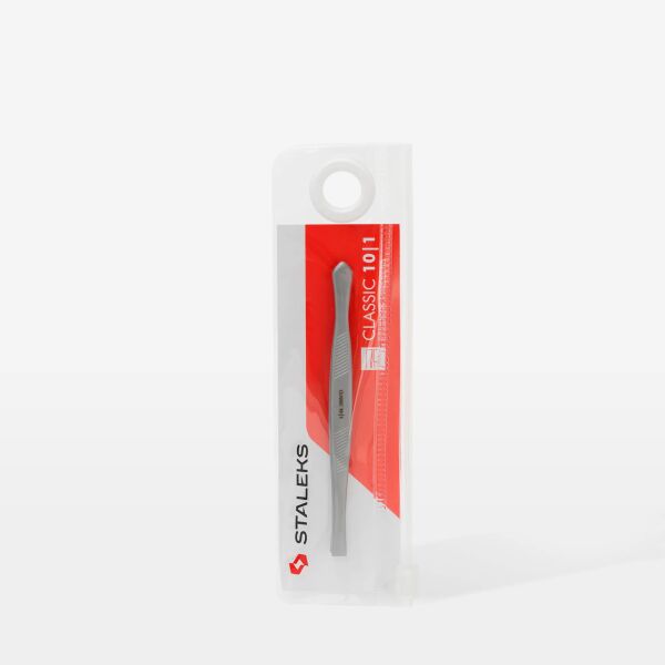 Staleks  Classic 10 Type 1 Geniş Düz Kaş Cımbızı