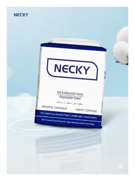 Necky Tek Kullanımlık Havlu 100'lü Paket 70 cm x 40 cm