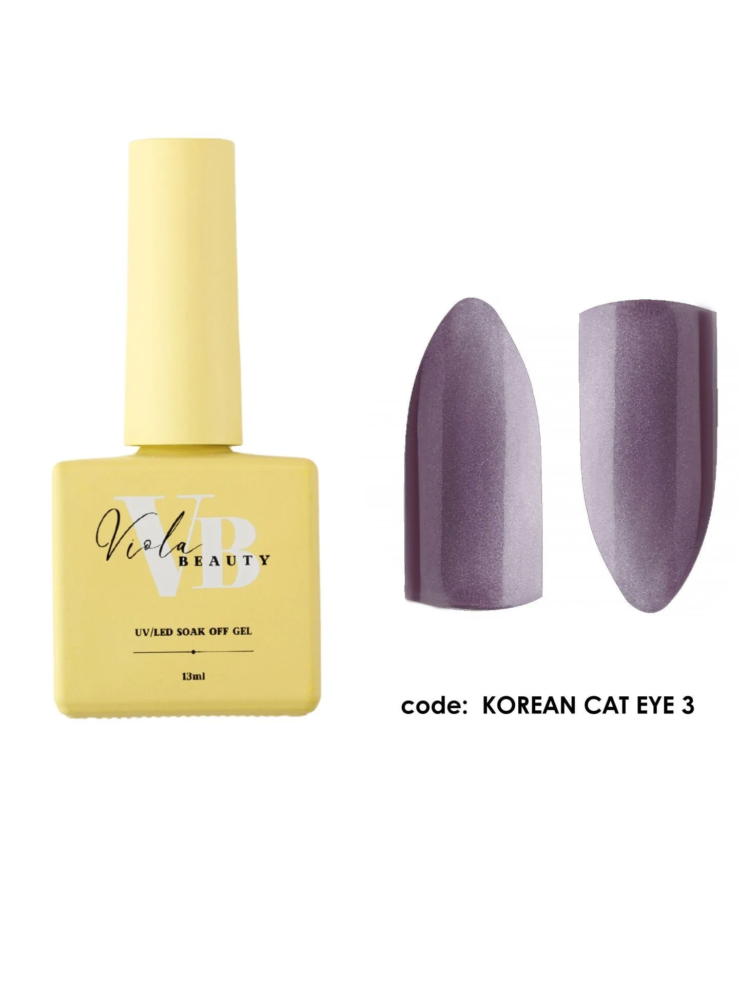 Viola Beauty Kalıcı Oje Korean Cat Eye #0003 13 ml