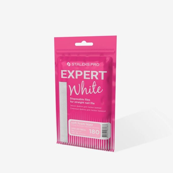 Staleks Expert 20 Düz Törpü İçin Yumuşak Tabanlı Yapışkan Yedek Törpüler, 180 grit (30 adet)