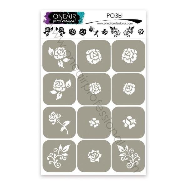 OneAir AirBrush Şablonu Güller