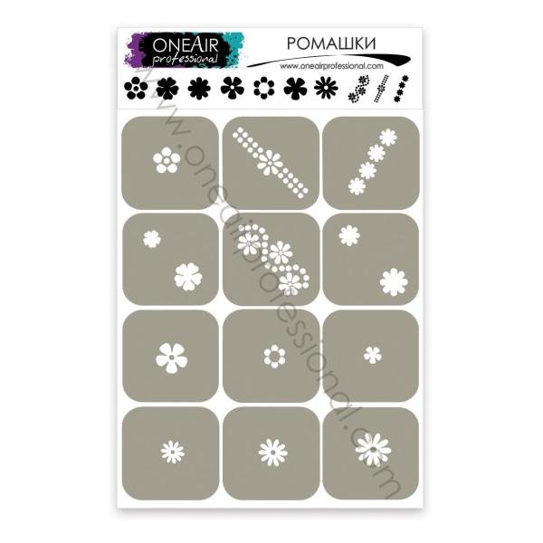 OneAir AirBrush Şablonu Papatyalar