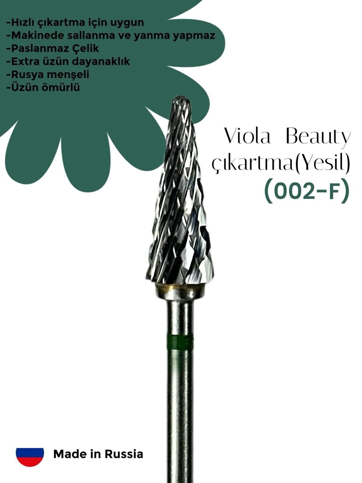 Viola Beauty Çıkartma Yeşil Freze (002-F)