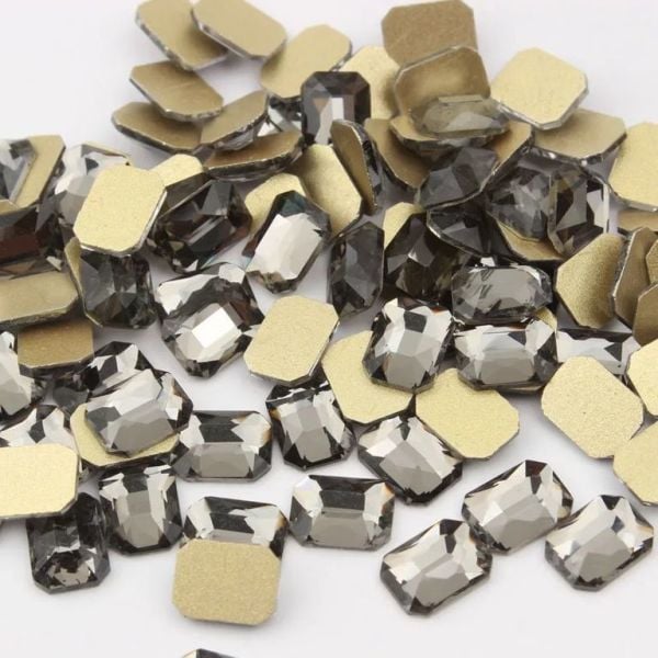 Taş Dikdörtgen Gray 6*8mm 2 Adet