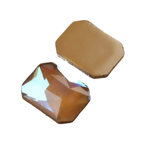 Taş Dikdörtgen Royal Brown 6*8mm 2 Adet