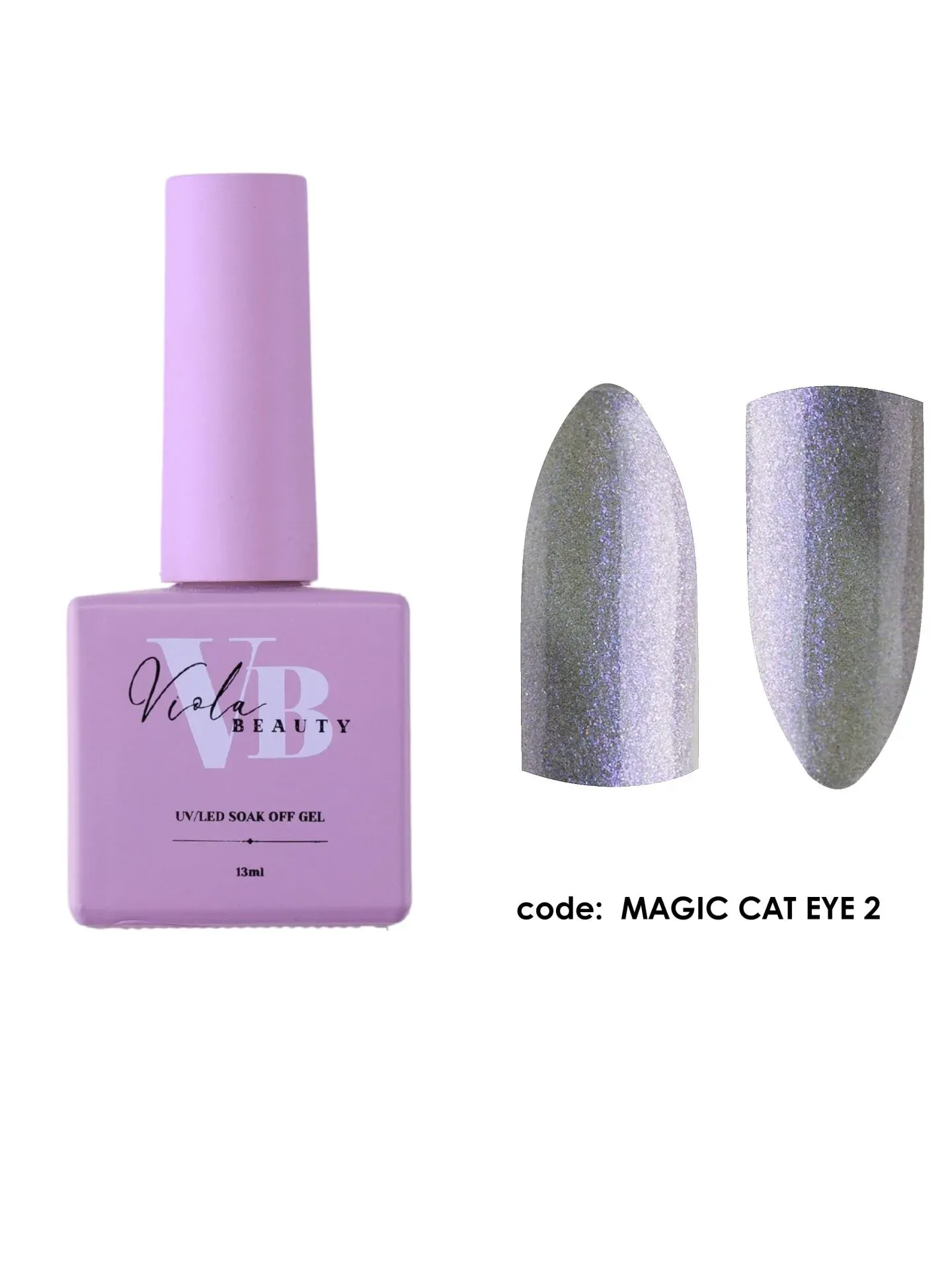 Viola Beauty Kalıcı Oje Magic Cat Eye #0002 13 ml