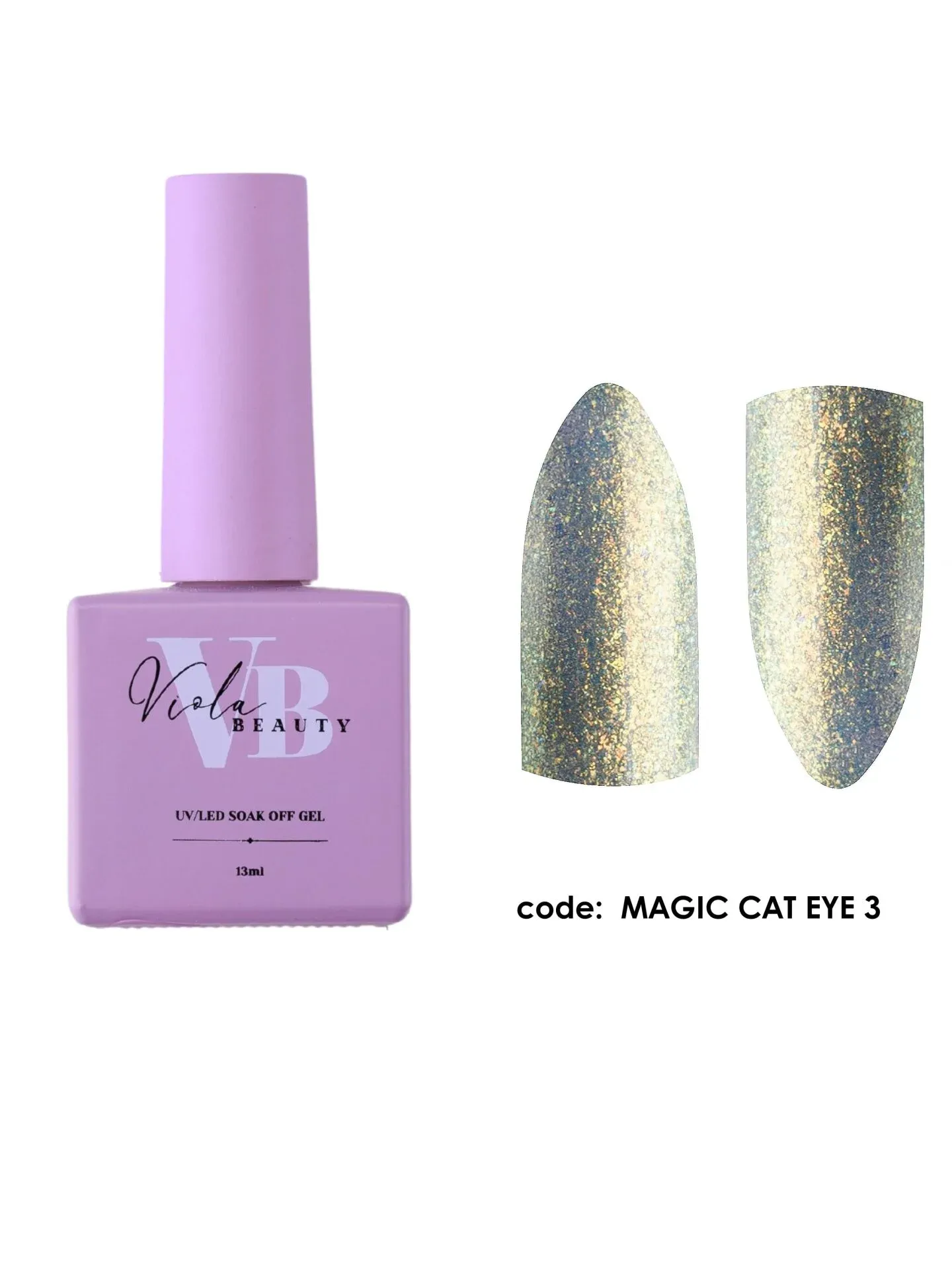 Viola Beauty Kalıcı Oje Magic Cat Eye #0003 13 ml