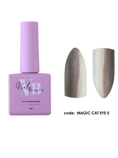 Viola Beauty Kalıcı Oje Magic Cat Eye #0005 13 ml