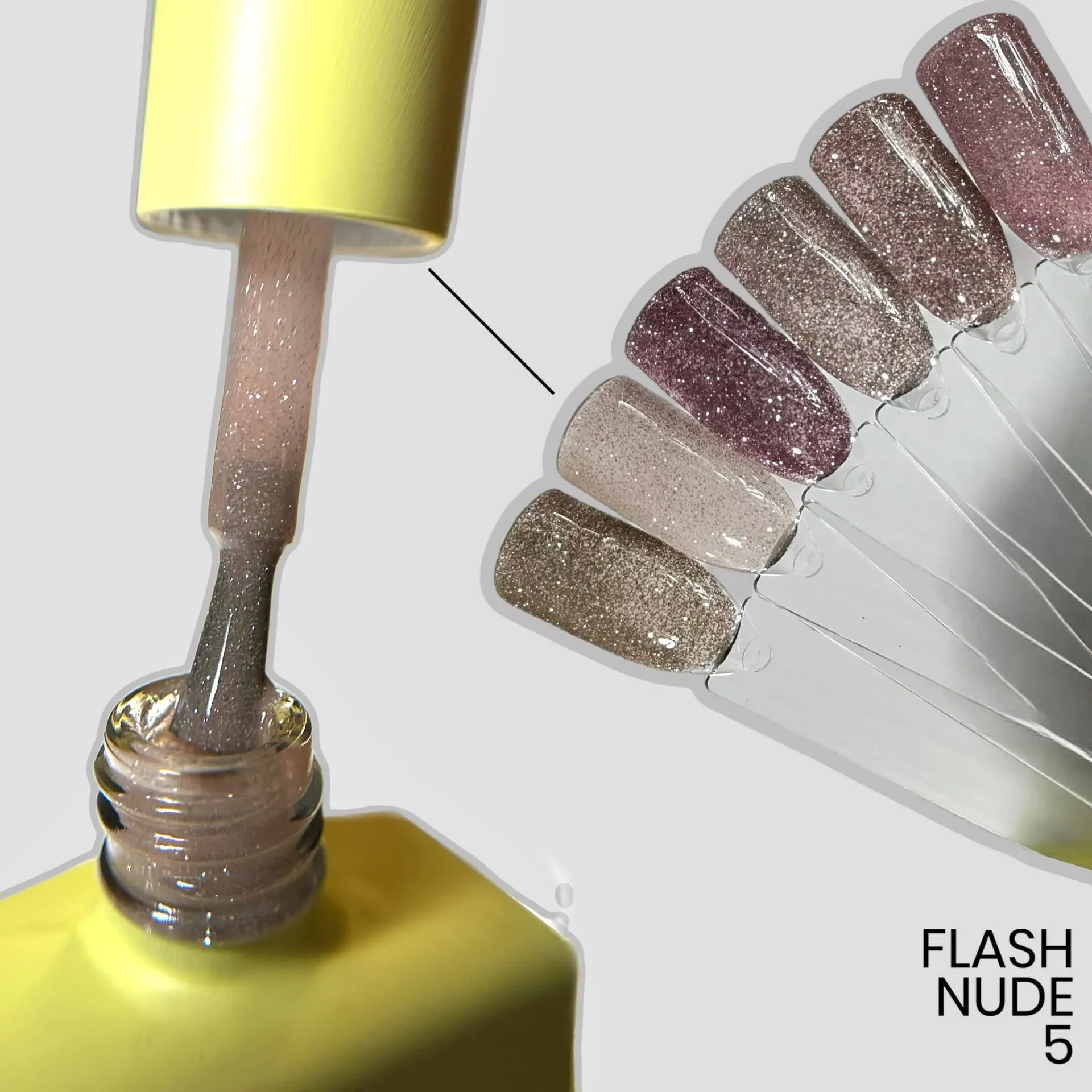 Viola Beauty Kalıcı Oje Flash Nude #0005 13 ml
