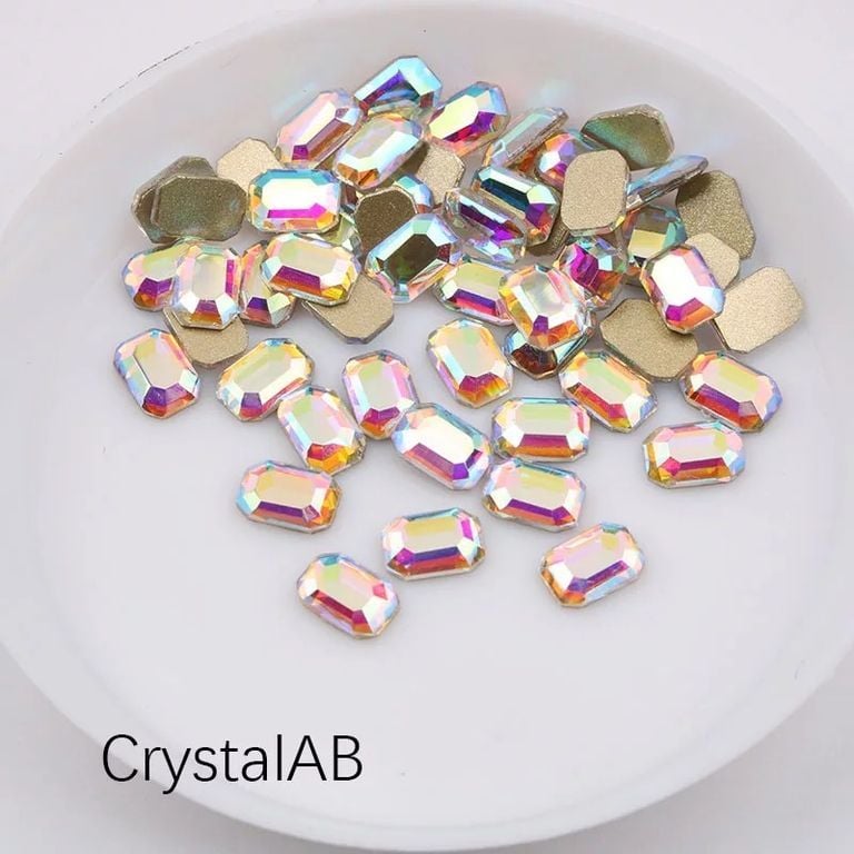 Taş Dikdörtgen AB (мк) 4*6mm 2 Adet