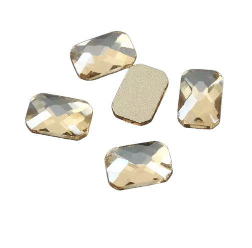 Taş Dikdörtgen Şampanya (мк) 4*6mm 2 Adet