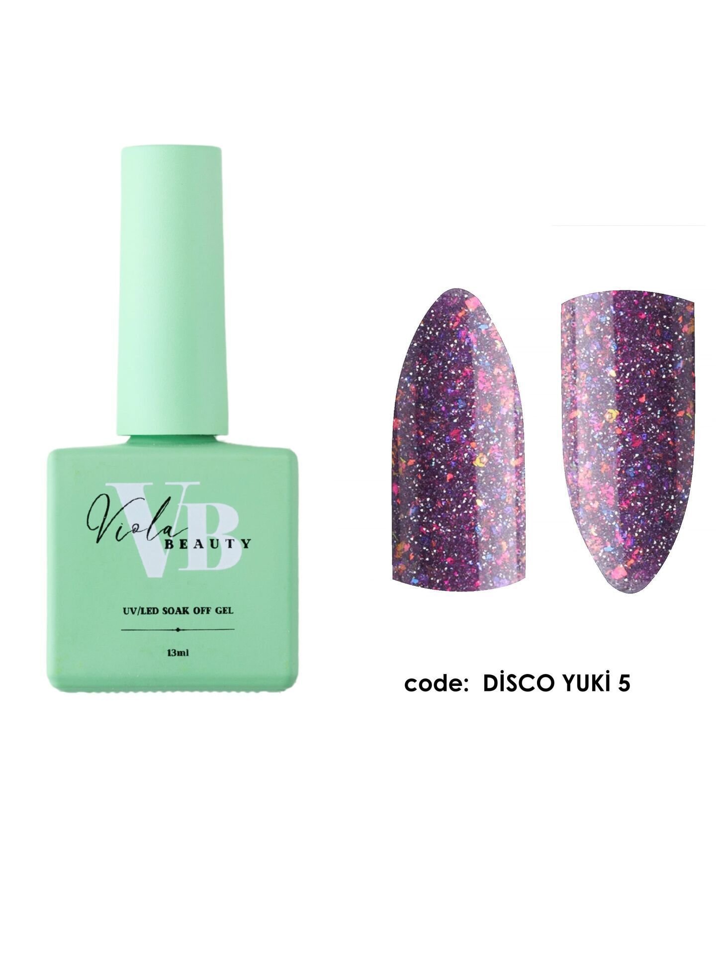 Viola Beauty Kalıcı Oje Disco Yuki #0005 13 ml