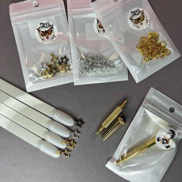 Zoo 1861 3D Metal Yıldız 10 Adet Çeşitli Renk