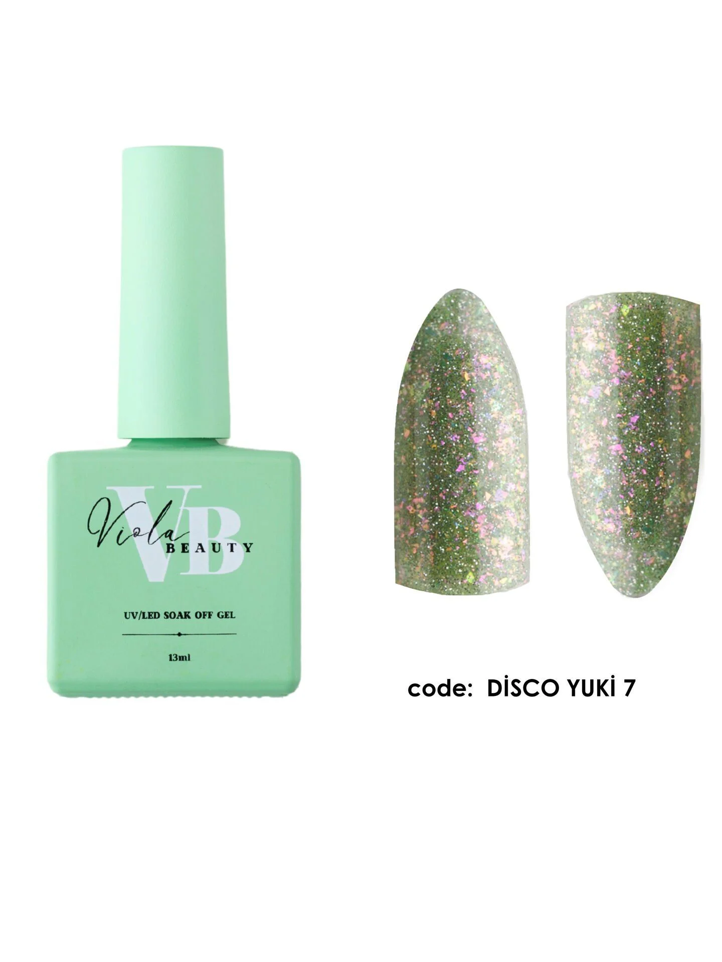 Viola Beauty Kalıcı Oje Disco Yuki #0007 13 ml