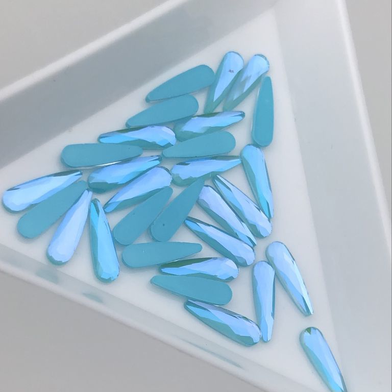 Taş Damla Aquamarine Royal 3*10mm 2 Adet