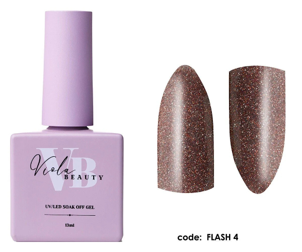 Viola Beauty Kalıcı Oje Flash Disco #0004 13 ml