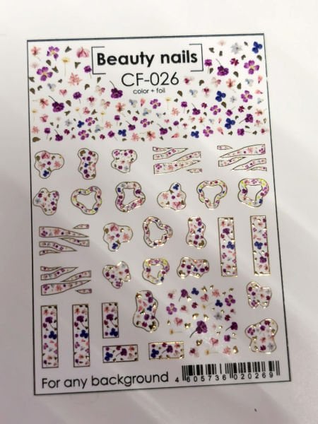 Su Transferi Sticker CF-026