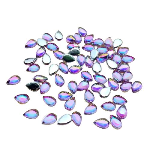 Taş Damla Violet AB (Akrilik) 4*6mm 20 Adet