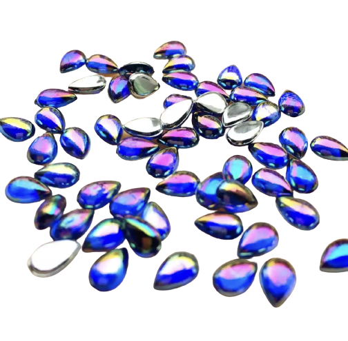 Taş Damla Safir AB (Akrilik) 4*6mm 20 Adet