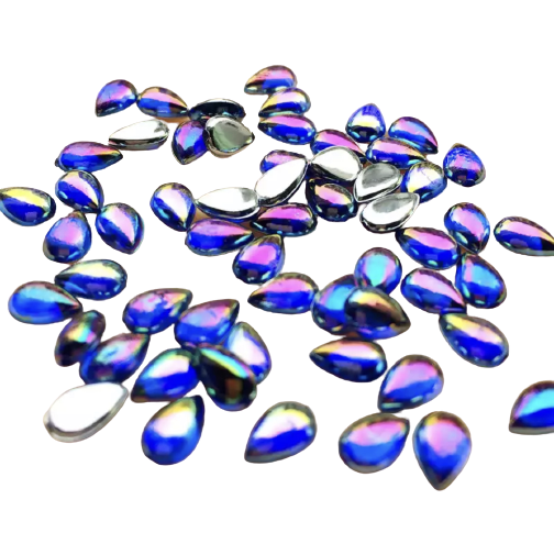 Taş Damla Safir AB (Akrilik) 4*6mm 20 Adet