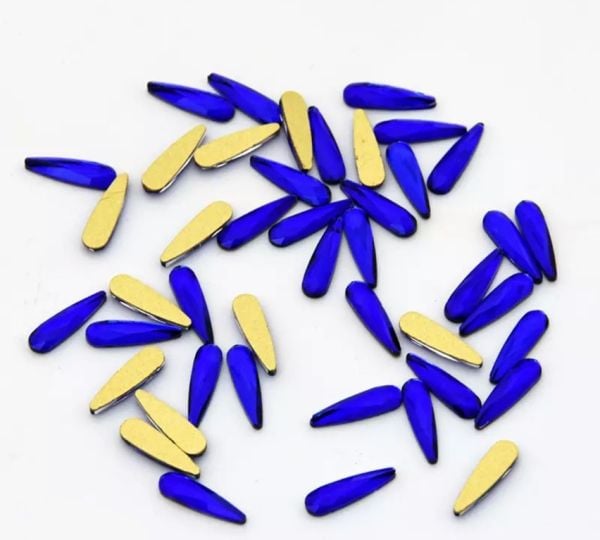 Taş Damla Sapphire 3*10mm 2 Adet